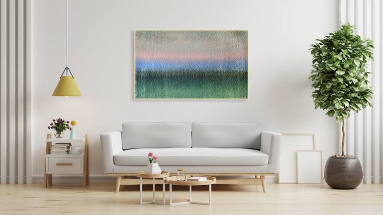 Original Abstract Landscape Painting by Vasyl Kolodiy