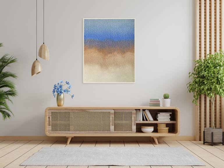 Original Abstract Landscape Painting by Vasyl Kolodiy