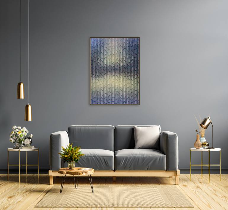 Original Abstract Landscape Painting by Vasyl Kolodiy