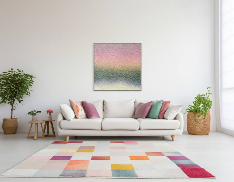 Original Abstract Landscape Painting by Vasyl Kolodiy