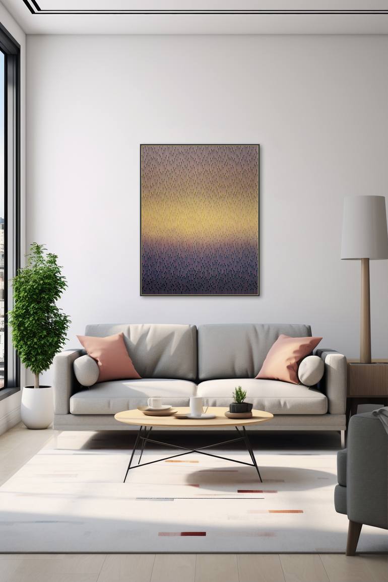 Original Abstract Landscape Painting by Vasyl Kolodiy