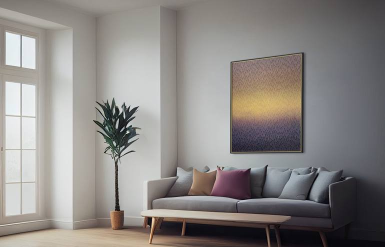 Original Abstract Landscape Painting by Vasyl Kolodiy