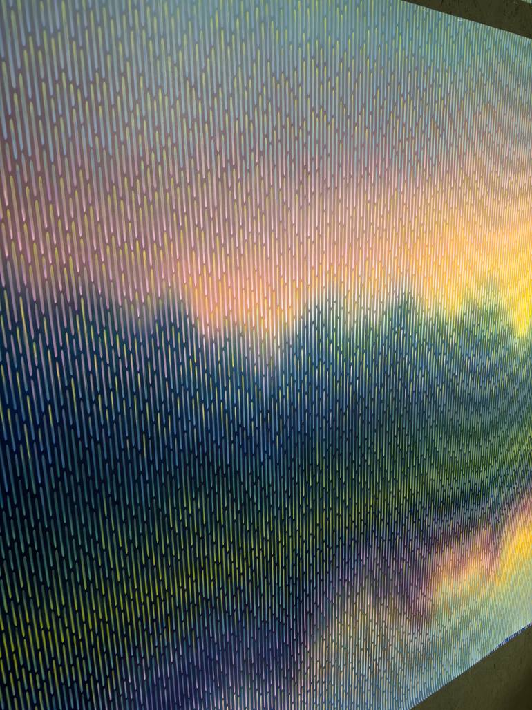 Original Abstract Landscape Painting by Vasyl Kolodiy