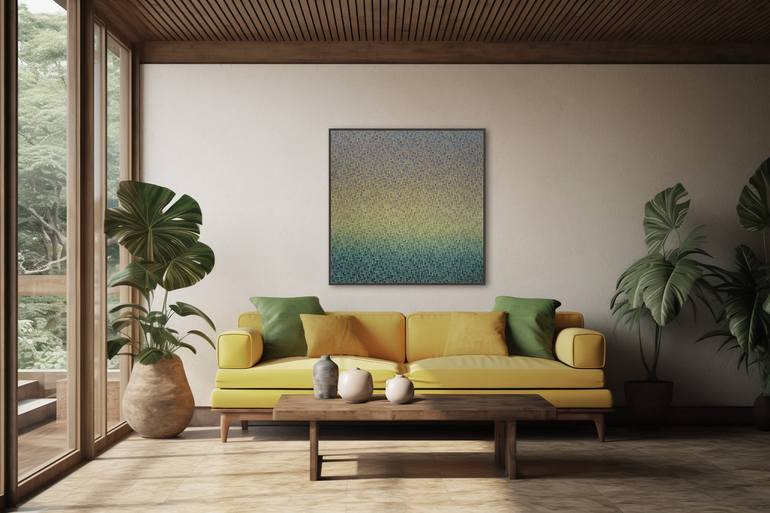 Original Conceptual Abstract Painting by Vasyl Kolodiy