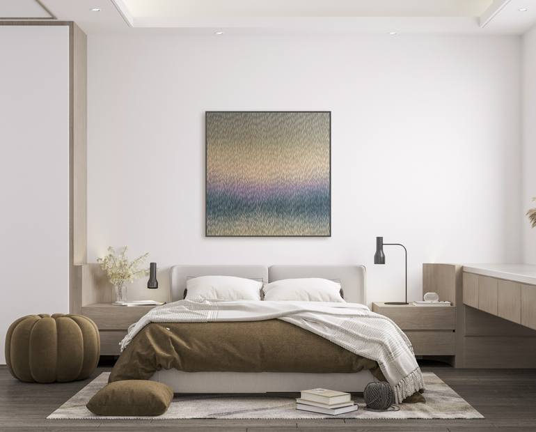 Original Abstract Landscape Painting by Vasyl Kolodiy