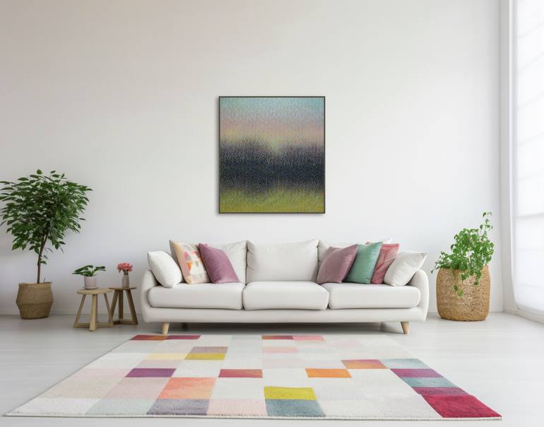 Original Abstract Landscape Painting by Vasyl Kolodiy