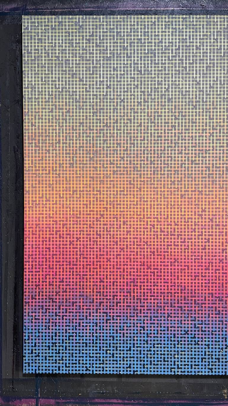 Original Abstract Landscape Painting by Vasyl Kolodiy