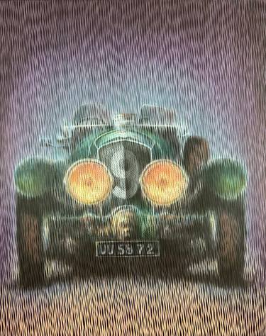 Original Expressionism Car Paintings by Vasyl Kolodiy