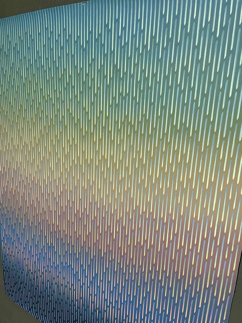 Original Abstract Landscape Painting by Vasyl Kolodiy