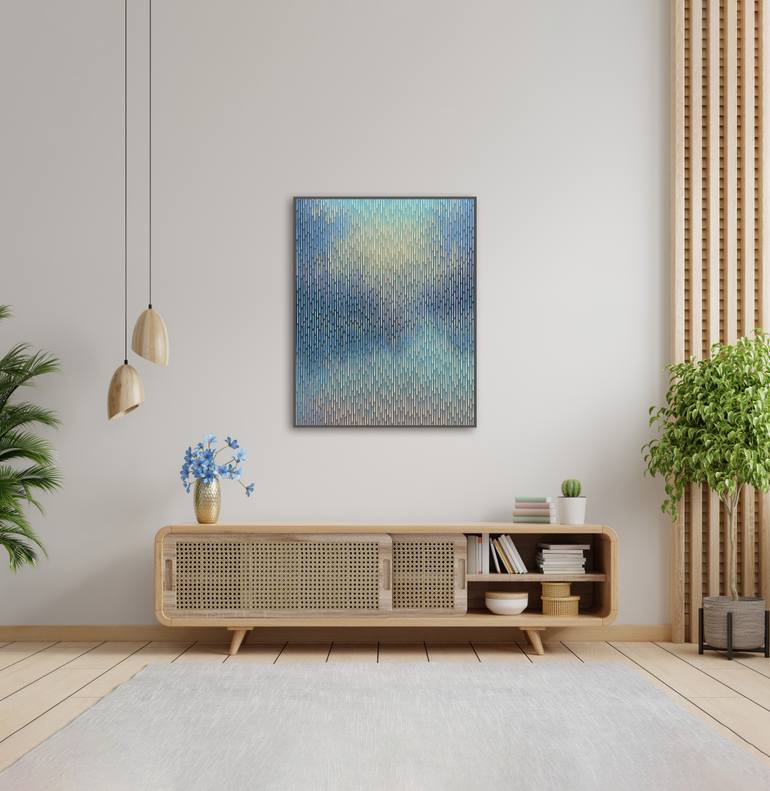 Original Abstract Landscape Painting by Vasyl Kolodiy