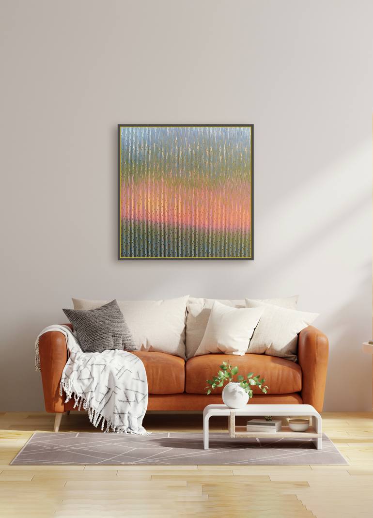 Original Abstract Landscape Painting by Vasyl Kolodiy