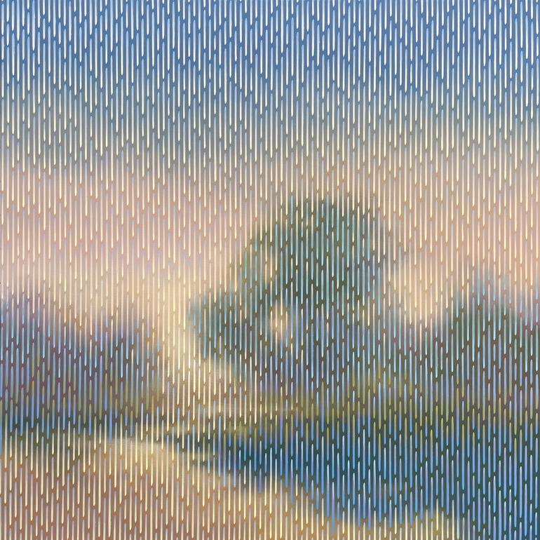 Original Abstract Landscape Painting by Vasyl Kolodiy