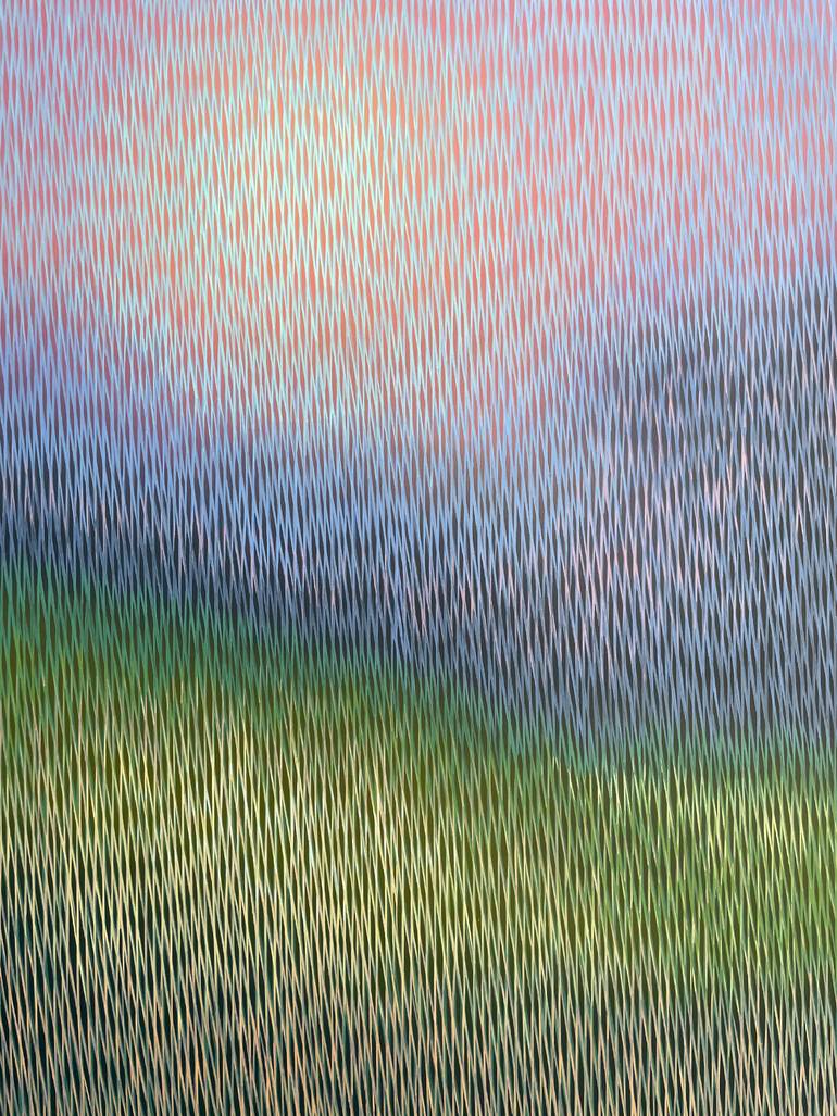 Original Abstract Landscape Painting by Vasyl Kolodiy