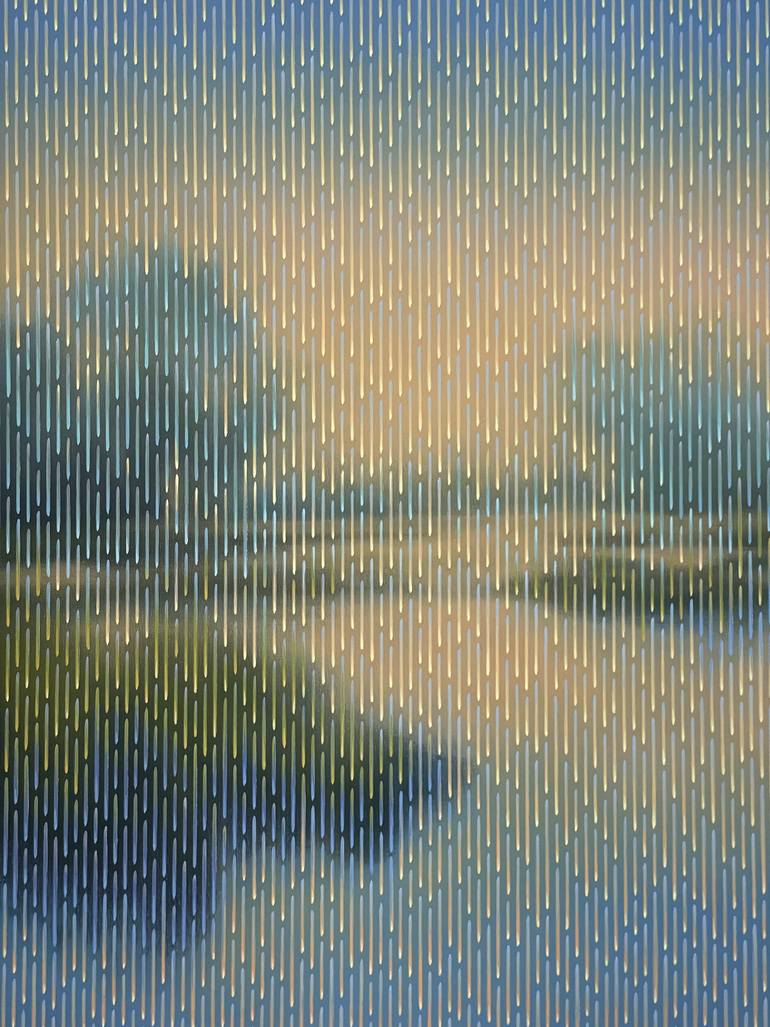 Original Abstract Landscape Painting by Vasyl Kolodiy