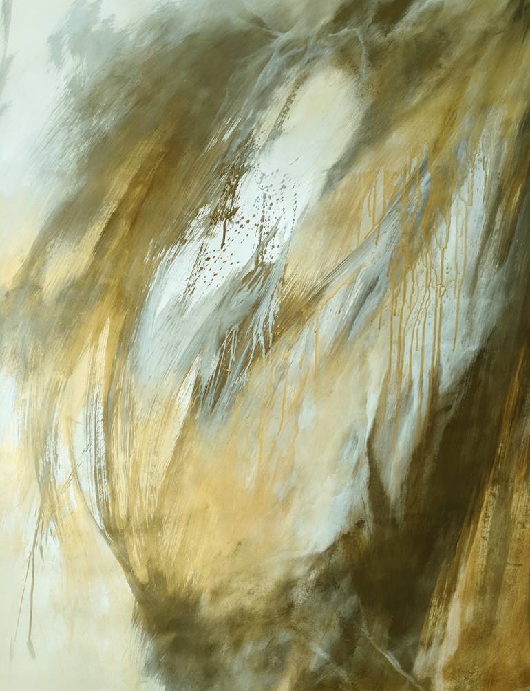 Original Abstract Expressionism Abstract Painting by Vasyl Kolodiy