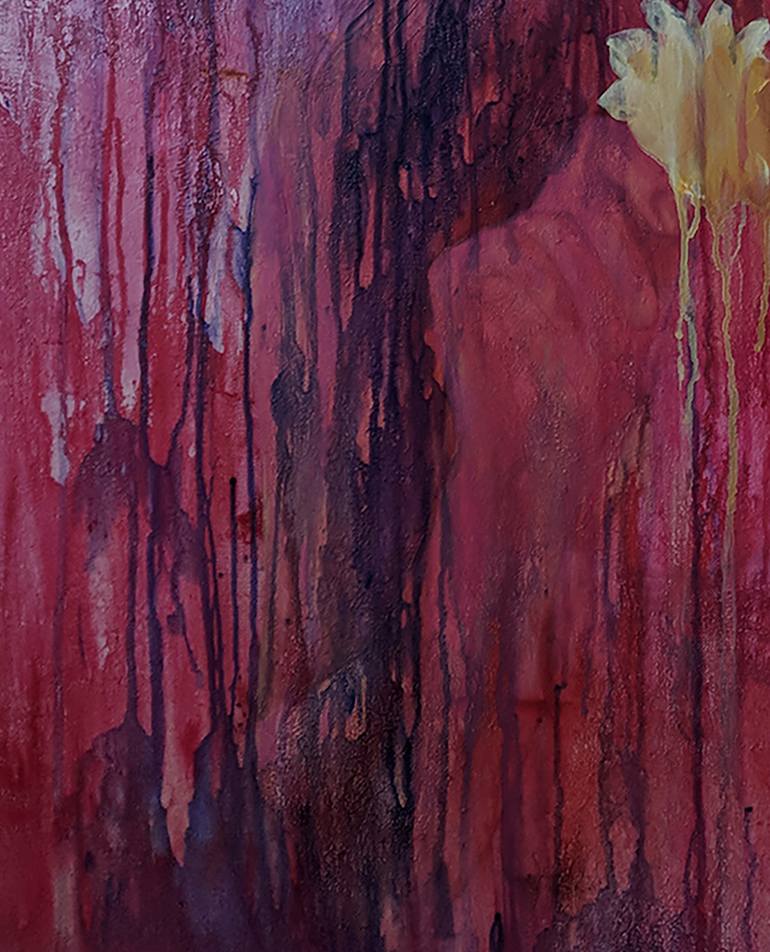 Original Abstract Expressionism Abstract Painting by Vasyl Kolodiy