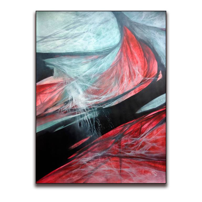 Original Expressionism Abstract Painting by Vasyl Kolodiy
