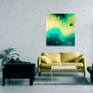 The painting "Air 6" is made in the style of modern abstract art, acrylic paints on canvas and covered with a protective varnish. The artwork belongs to a series of paintings "Air", which carries a kind of abstract vision of nature and society.