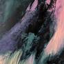 The painting "Air 9" is made in the style of modern abstract art, acrylic paints on canvas and covered with a protective varnish. The artwork belongs to a series of paintings "Air", which carries a kind of abstract vision of nature and society.