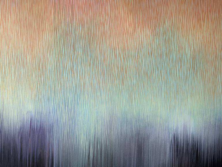 Original Abstract Expressionism Abstract Painting by Vasyl Kolodiy