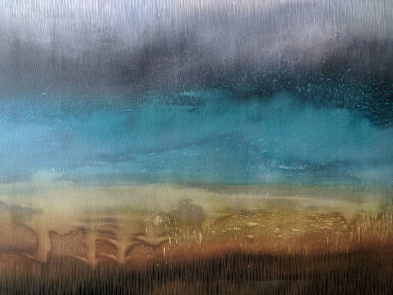 Original Abstract Landscape Painting by Vasyl Kolodiy