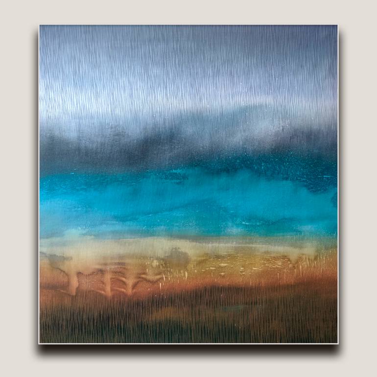 Original Abstract Landscape Painting by Vasyl Kolodiy