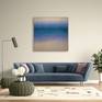 Mockup painting on the wall in the living room interior