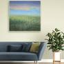 Mockup painting on the wall in the living room interior