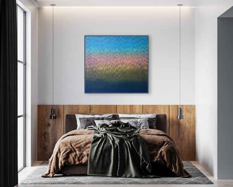 Original Abstract Landscape Painting by Vasyl Kolodiy