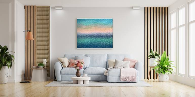 Original Abstract Landscape Painting by Vasyl Kolodiy