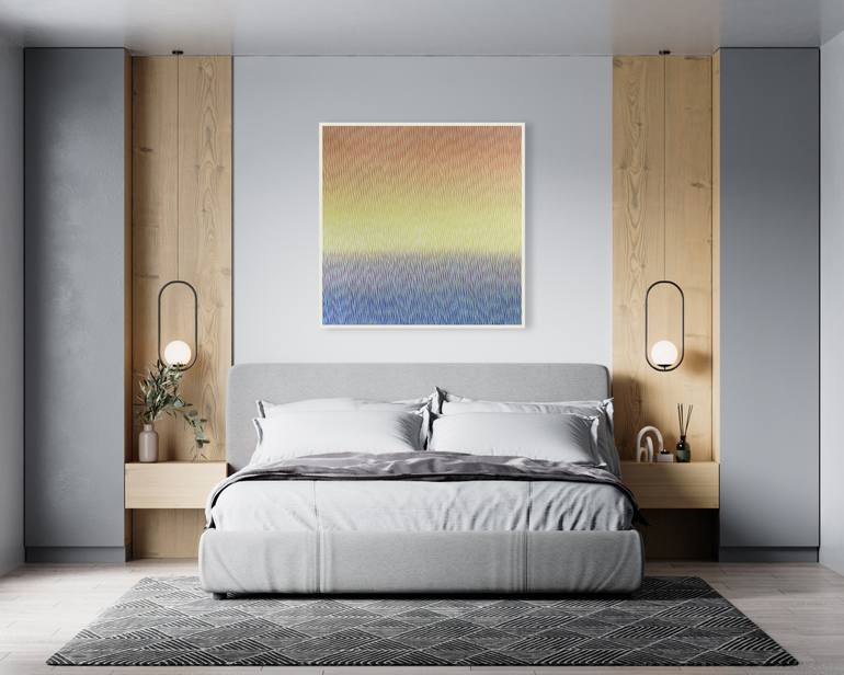 Original Abstract Landscape Painting by Vasyl Kolodiy