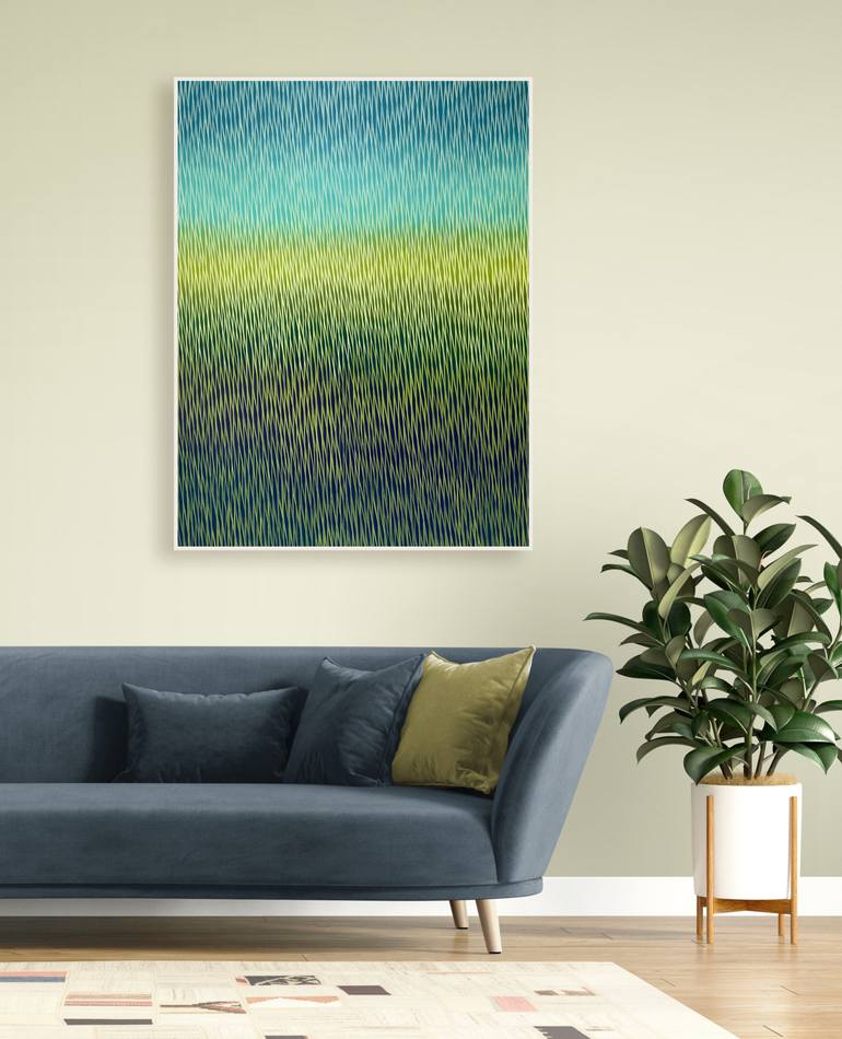 Original Abstract Landscape Painting by Vasyl Kolodiy