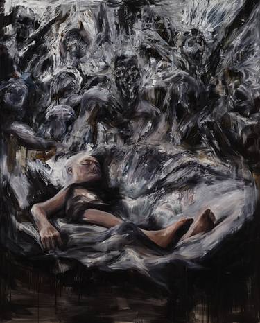 Original Expressionism Mortality Paintings by Dabin Lee