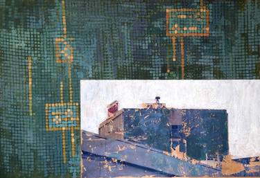 Original Contemporary Cities Mixed Media by Sarah Muscalu