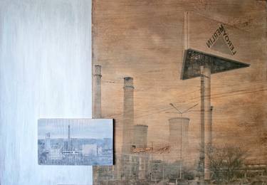 Original Figurative Cities Mixed Media by Sarah Muscalu