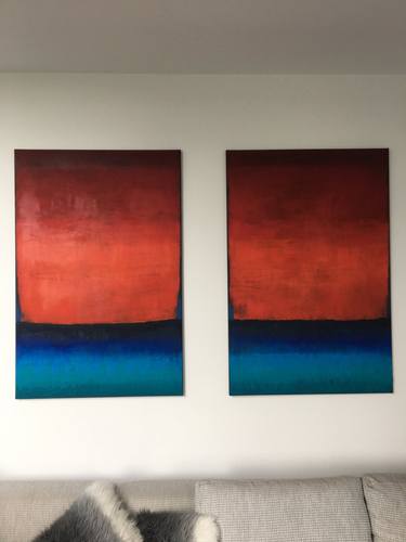 Original Abstract Paintings by Olga Heimbach