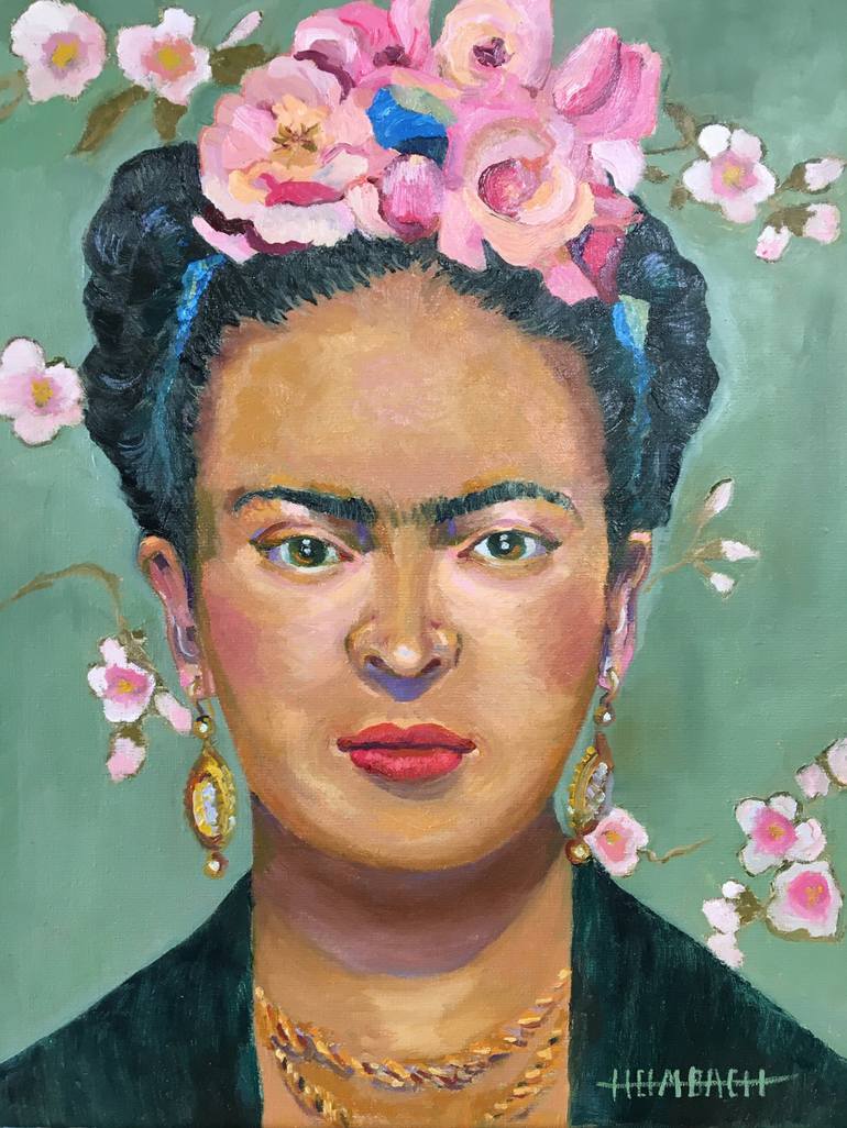 Frida Kahlo Painting by Olga Heimbach | Saatchi Art