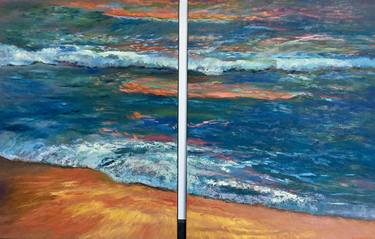 Original Expressionism Seascape Paintings by Olga Heimbach