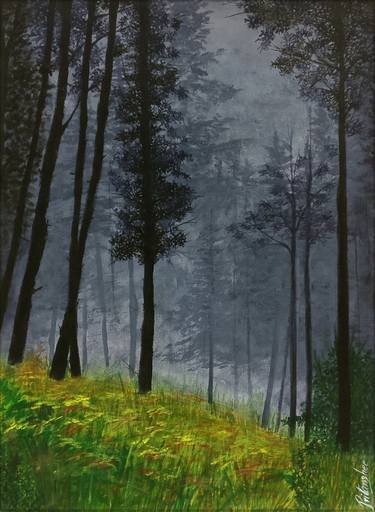 Original Fine Art Landscape Paintings by Pritanshee Singh
