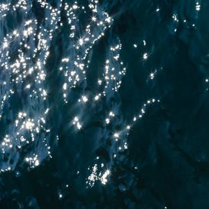 Glittering sea