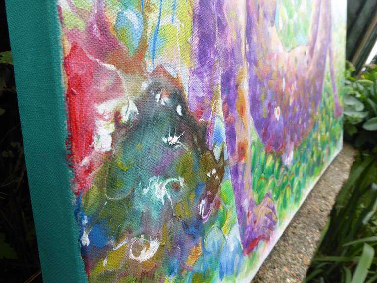 Original Abstract Expressionism Abstract Painting by Florin Iftimie