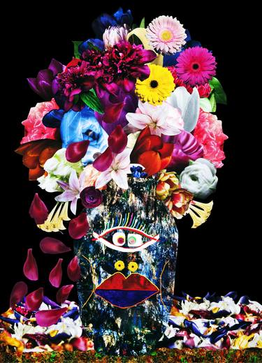 “VASE OF MIXED FLOWERS ” Limited Edition 3/25 thumb