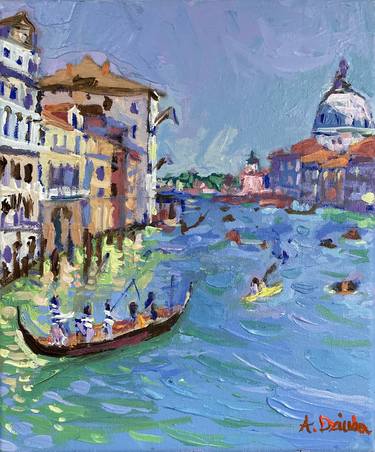 Venice - Boats of Grand Canal thumb