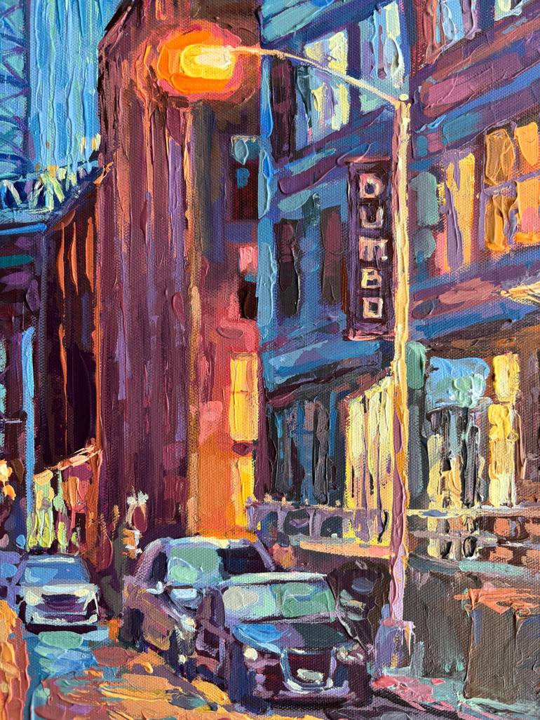 Original Contemporary Cities Painting by Adriana Dziuba