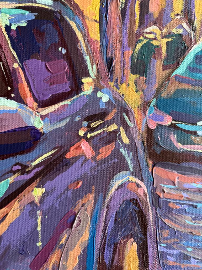 Original Contemporary Cities Painting by Adriana Dziuba