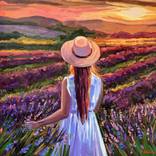 Lavender Fields of Valensole by Adriana Dziuba