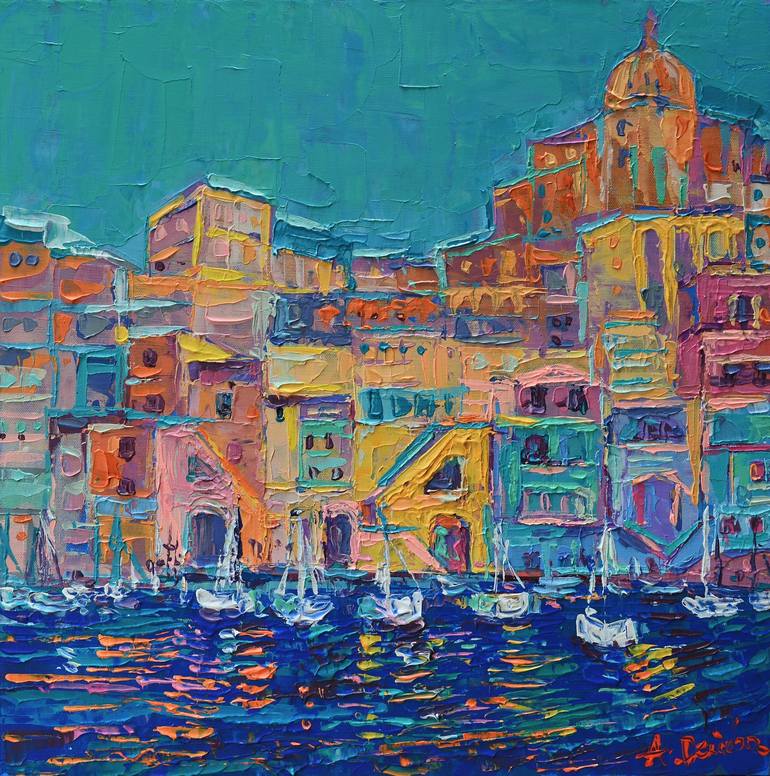 Bay of Naples 3 Painting by Adriana Dziuba Saatchi Art