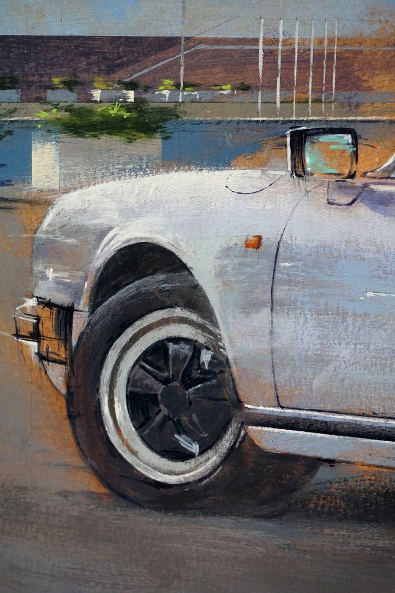 Original Figurative Car Painting by José Vicente Cascales Mascarell