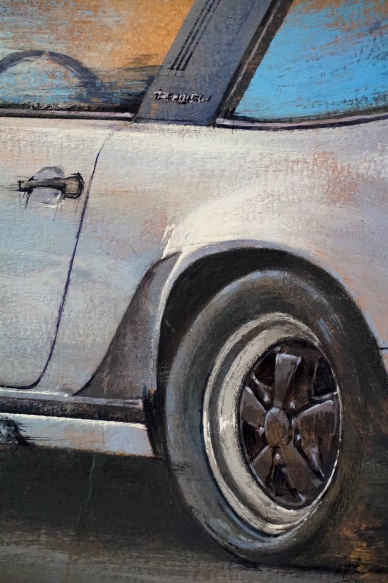 Original Figurative Car Painting by José Vicente Cascales Mascarell