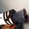 Original lamp from Crazylamps, wood, bones, sand and metal